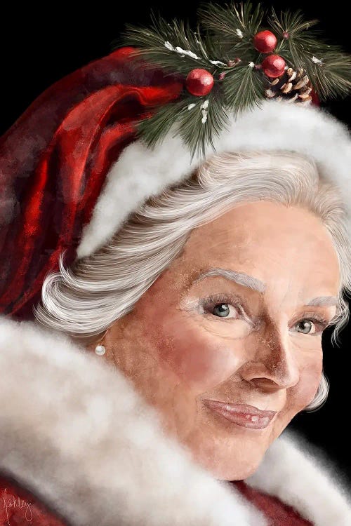Mrs. Claus by Ashley Bradley canvas print