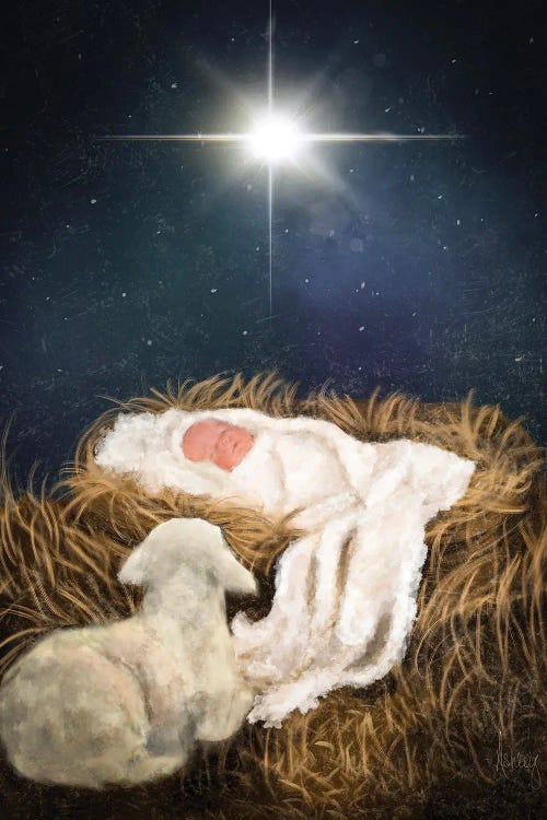 O Come Let Us Adore Him by Ashley Bradley wall art