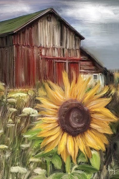 Ashley Bradley: Sunflower Field by Ashley Bradley