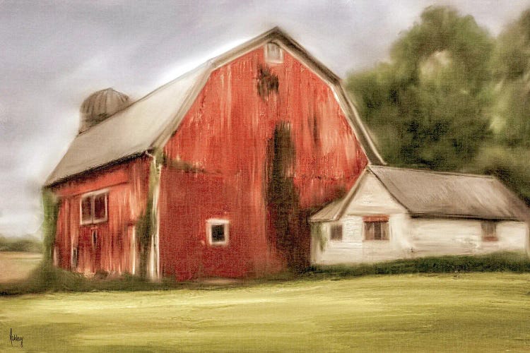 Old Red Barn by Ashley Bradley wall art