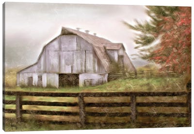 Rustic Barn Canvas Art Print - Scenic & Landscape Art