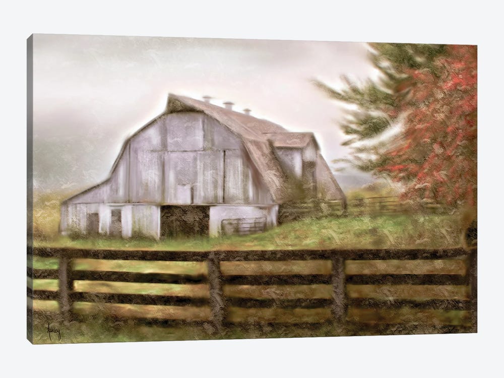 Rustic Barn by Ashley Bradley 1-piece Art Print