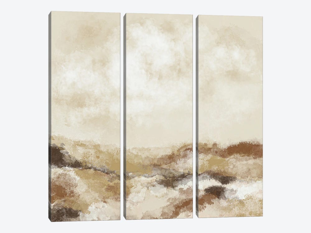 Copper Fields by Ashley Bradley 3-piece Canvas Print
