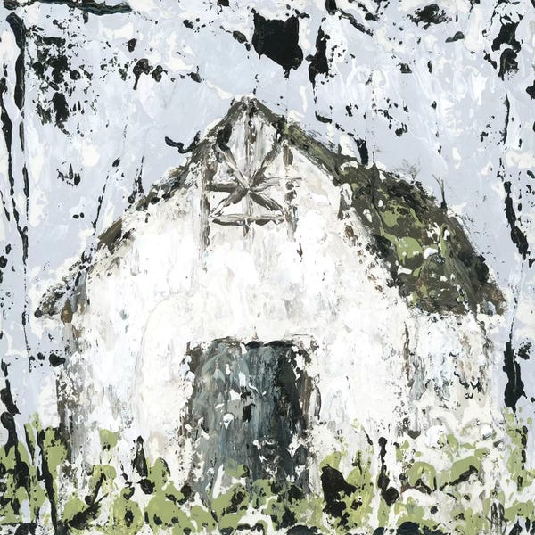 Barns: Palette Knife Barn by Ashley Bradley