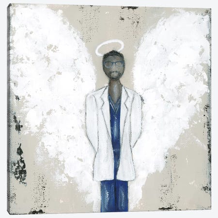 African American Doctor Angel Canvas Print #ASB2} by Ashley Bradley Canvas Print