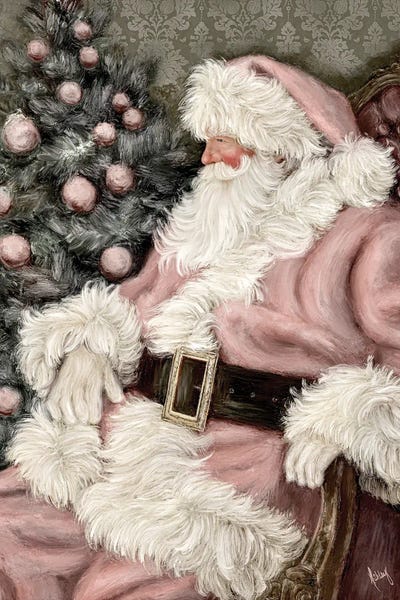 Seasonal Glam: Tickled Pink Santa by Ashley Bradley
