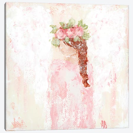 Pink Angel Canvas Print #ASB30} by Ashley Bradley Art Print
