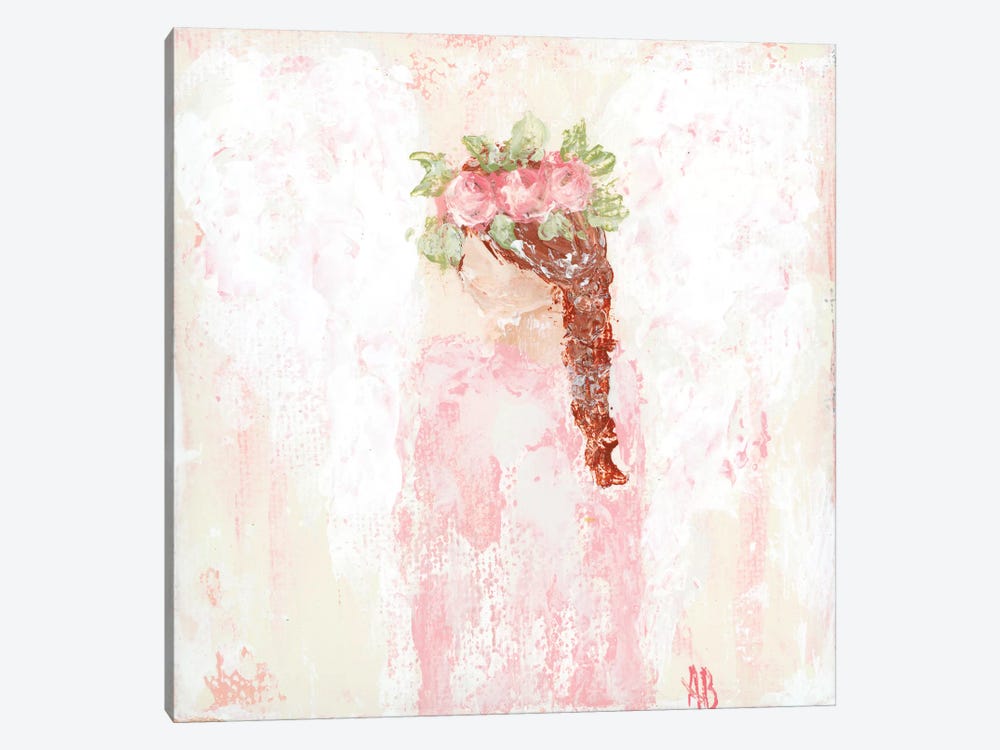 Pink Angel by Ashley Bradley 1-piece Canvas Wall Art