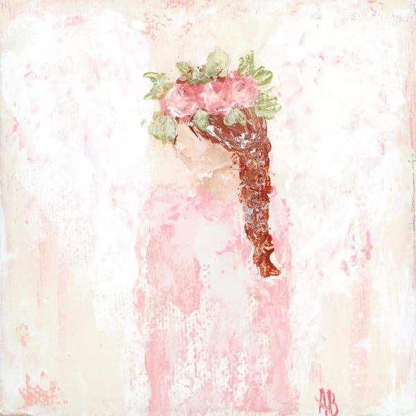 Angels: Pink Angel Square by Ashley Bradley