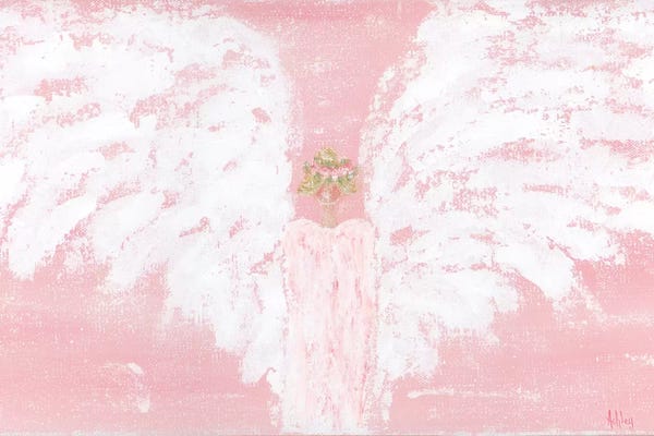 Shabby Chic Décor: Pink Angel Wide by Ashley Bradley
