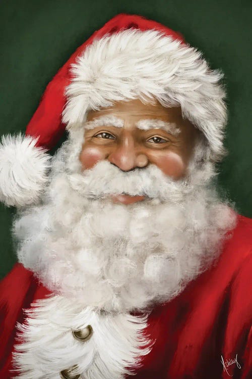 Jolly Santa II by Ashley Bradley wall art