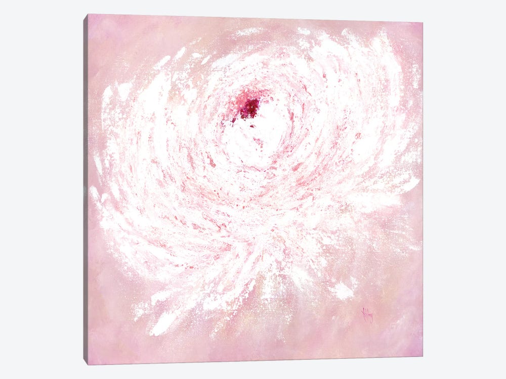 Pink Peony by Ashley Bradley 1-piece Canvas Art Print