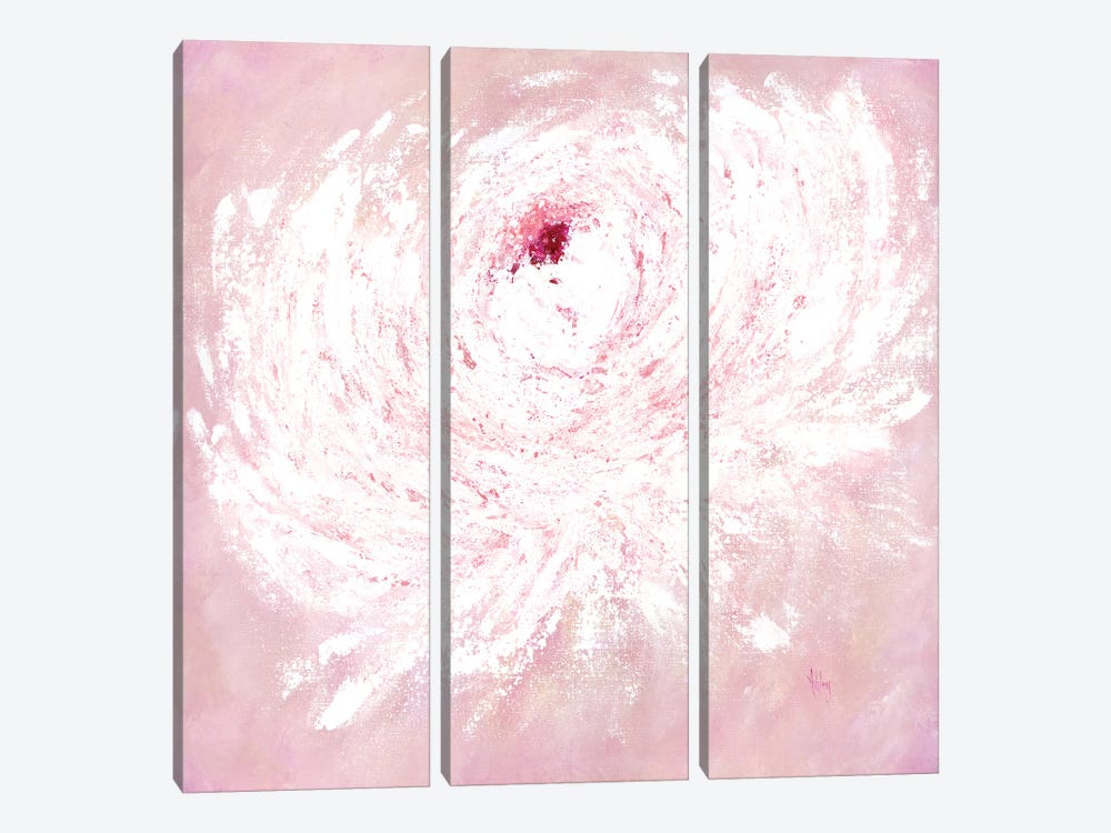 Pink Peony by Ashley Bradley 3-piece Art Print