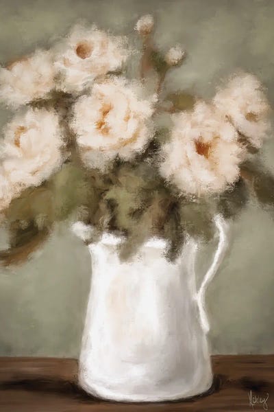 Roses In Pitcher
