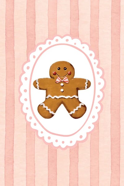 Pink Gingerbread Boy