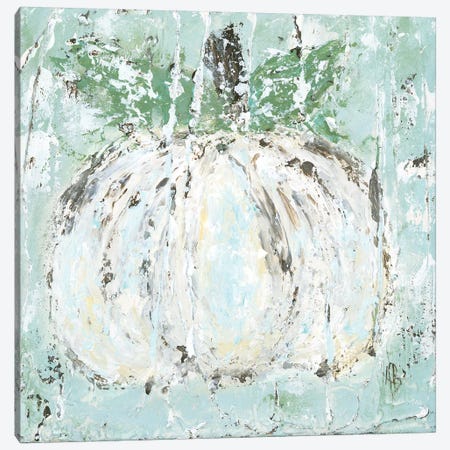 White Pumpkin Canvas Print #ASB41} by Ashley Bradley Canvas Art