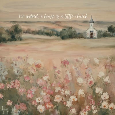 Ashley Bradley - Multi Panel Prints: Little Church by Ashley Bradley
