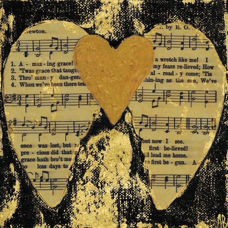 Amazing Grace Black by Ashley Bradley wall art