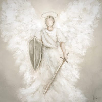 Ashley Bradley - Multi Panel Prints: Heavenly Warrior by Ashley Bradley