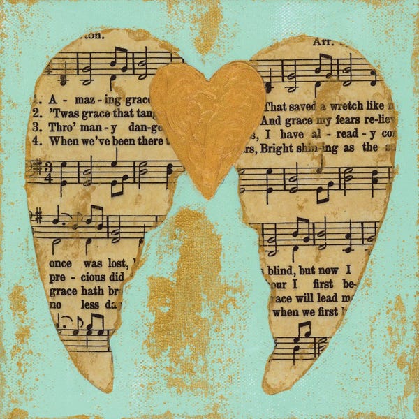 Wings: Amazing Grace Blue Gold by Ashley Bradley