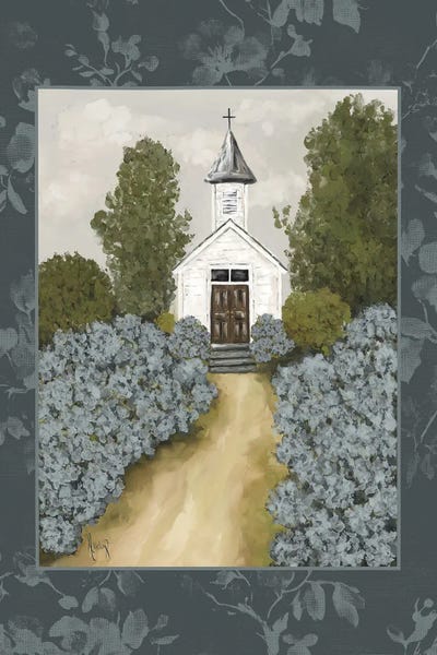 Ashley Bradley - Multi Panel Prints: Hill Country Chapel by Ashley Bradley