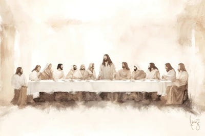 Canvas Art Prints: Last Supper by Ashley Bradley