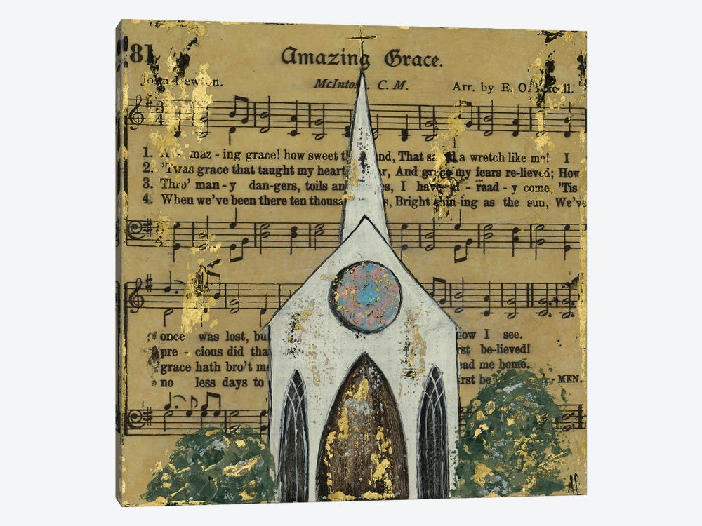 Amazing Grace Chapel by Ashley Bradley 1-piece Canvas Print