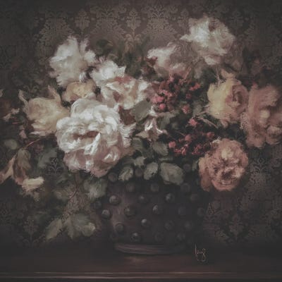 Canvas Print: Damask Dreams by Ashley Bradley - thumbnail