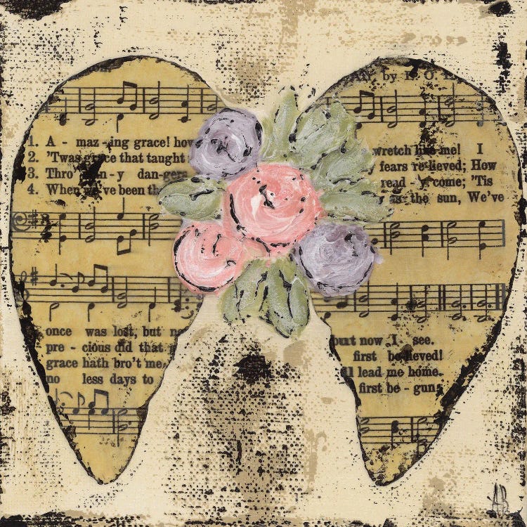 Amazing Grace Floral by Ashley Bradley wall art