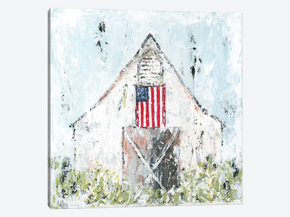 Americana Barn by Ashley Bradley 1-piece Canvas Art