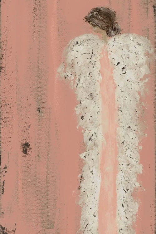 Angel Look Over Shoulder by Ashley Bradley wall art