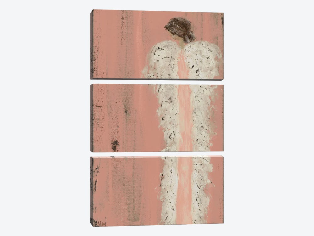 Angel Look Over Shoulder by Ashley Bradley 3-piece Art Print
