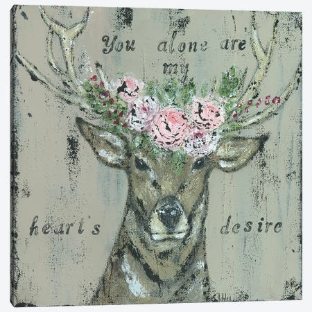 As The Deer II Canvas Print #ASB54} by Ashley Bradley Canvas Art