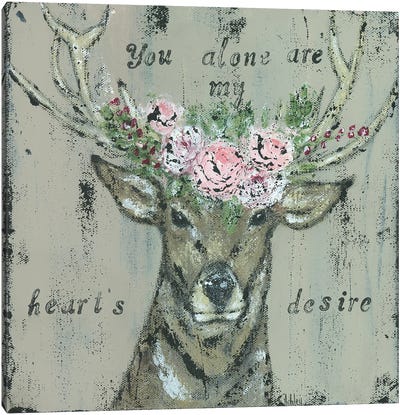As The Deer II Canvas Art Print - Ashley Bradley