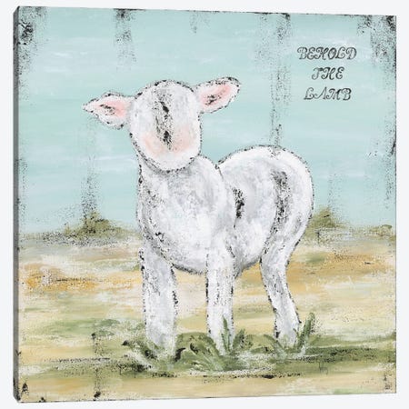 Behold The Lamb Canvas Print #ASB56} by Ashley Bradley Canvas Artwork