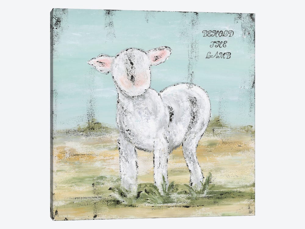 Behold The Lamb by Ashley Bradley 1-piece Canvas Wall Art