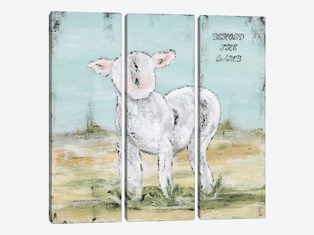 Behold The Lamb by Ashley Bradley 3-piece Canvas Artwork