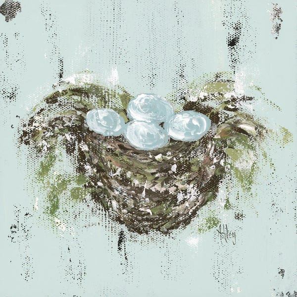 Modern Farmhouse Bedroom: Bird Nest by Ashley Bradley