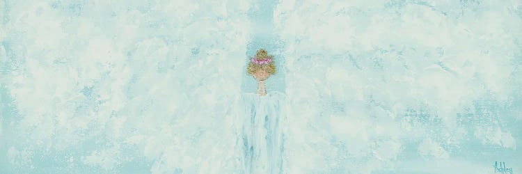 Blue Horizontal Angel by Ashley Bradley wall art