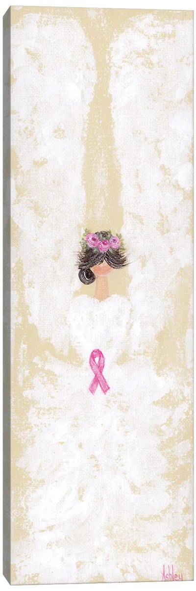 Breast Cancer Angel Canvas Art Print - Ashley Bradley