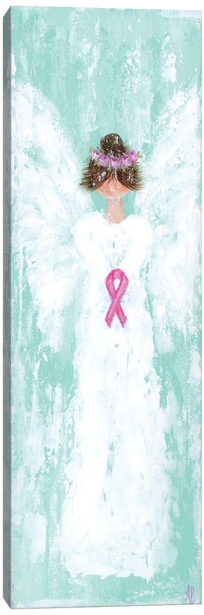 Breast Cancer Angel II Canvas Art Print - Angel Art