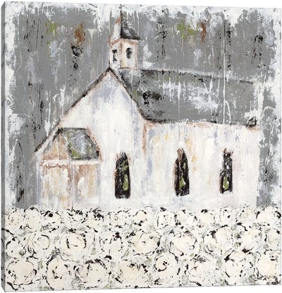 Cottonfield Chapel Canvas Art Print - Churches & Places of Worship
