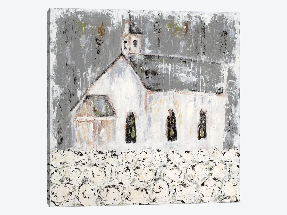 Cottonfield Chapel by Ashley Bradley 1-piece Canvas Artwork