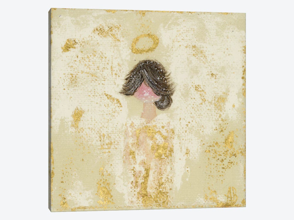Gold Crème Angel by Ashley Bradley 1-piece Canvas Artwork