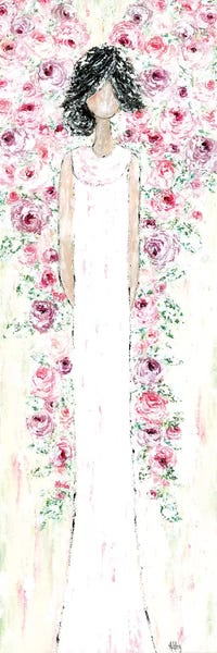 Shabby Chic Décor: Angel Floral Wings by Ashley Bradley