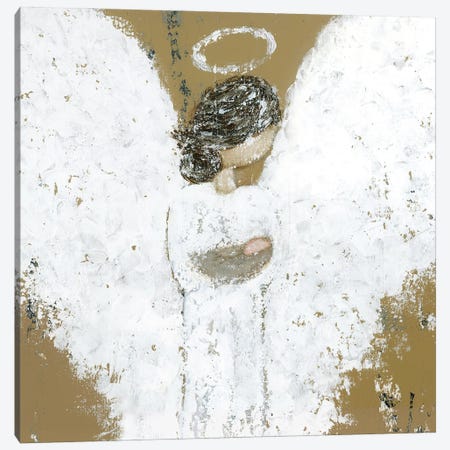 Heavenly Baby Angel Canvas Print #ASB83} by Ashley Bradley Canvas Artwork