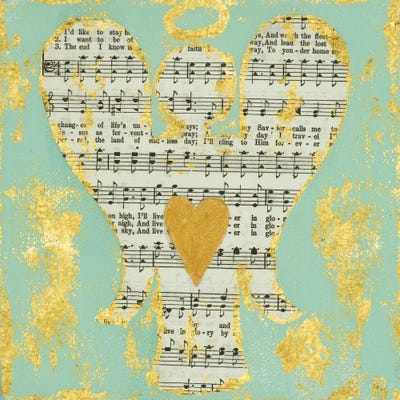 Hymnal Angel by Ashley Bradley art print