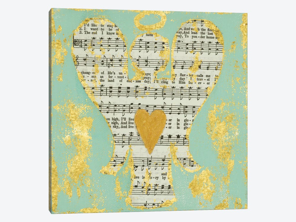Hymnal Angel by Ashley Bradley 1-piece Art Print