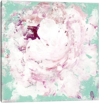 Lavender Peony Canvas Art Print - Ashley Bradley