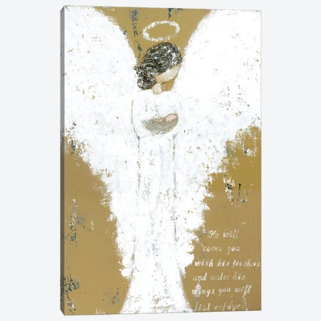 Angel Holding Child Canvas Print #ASB8} by Ashley Bradley Art Print